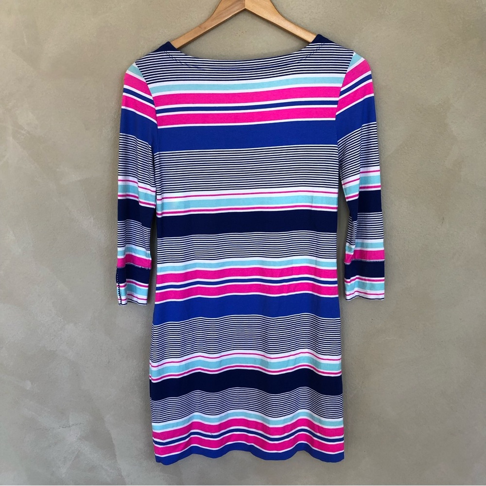 Women's Striped Tee NIC+ZOE Women's 3/4 Sleeve Stripe Boat Neck